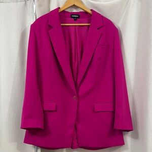 Express Women's Fuchsia Blazer